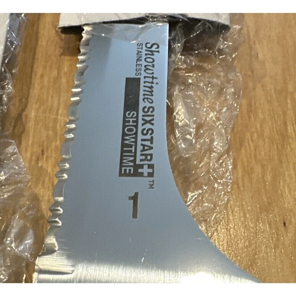 Ronco 7 Pc Showtime Six Star Plus Professional Stainless Steel Knife New Set